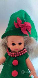 Mini Furga Lisa vintage doll elfo Natale