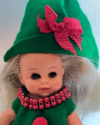 Mini Furga Lisa vintage doll elfo Natale