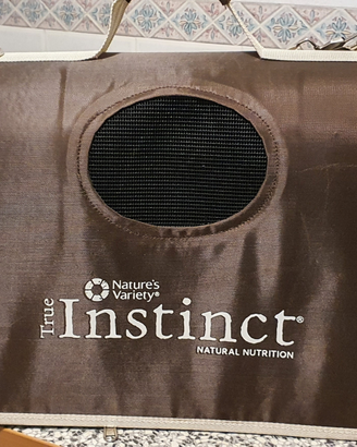 Trasportino con tracolla cane/gatto