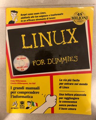 Libro Linux for dummies del 1998 in italiano