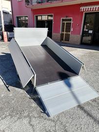 rimorchio MTE240/14-k 1300 KG + kit soprasponde al