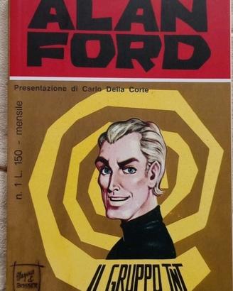 alan ford dal n. 1 al 50 adesivi+poster+fascicoli