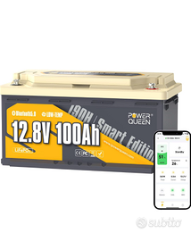 2 Batterie NUOVE al litio LiFePo