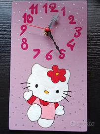 Orologio Artigianale da Parete per Cameretta