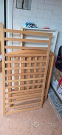 lettino con sbarre