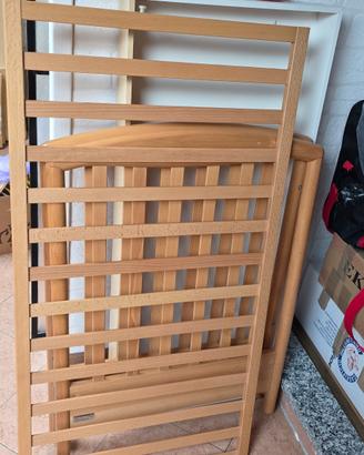 lettino con sbarre