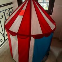 Tenda IKEA CIRKUSTÄLT Tenda, rosso blu/bianco