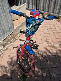 bici Dino bike Spiderman 16 pollici