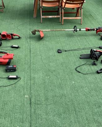 KIT COMPLETO ATTREZZI A BATTERIA BLUEBIRD