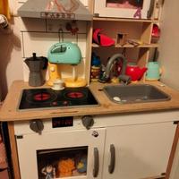 cucina legno bambina 