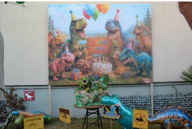Allestimento festa tema Dinosauri