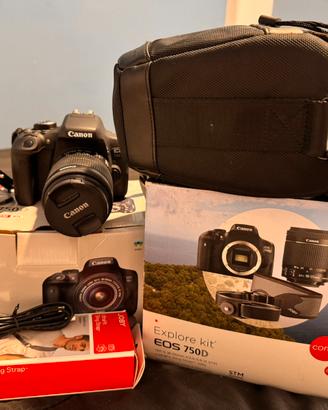 Canon EOS 750D + Accessori Originali Canon – €350