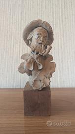 LUIGI PAOLETTI VINTAGE STATUA IN TERRACOTTA BUSTO 