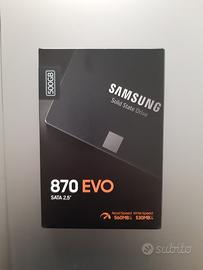 Samsung 870 Evo 500 Gb Nuovo SSD Sata 
