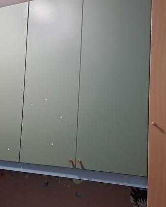 cameretta a ponte  con letto