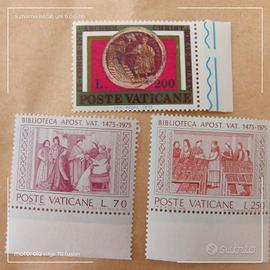 3 francobolli poste vaticane nuovi del 975