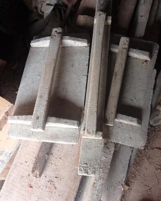 3 Fratazzi in legno vintage, per collezione.