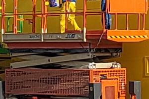piattaforma aerea diesel 12 mt di lavoro 