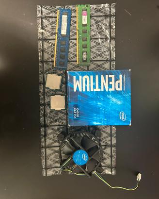 lotto cpu intel g4560 g4400 4gb ram e dissipatore