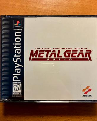 Metal Gear Solid PS1 NTSC US