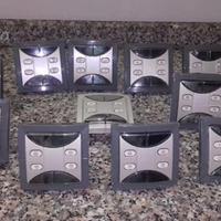 Lotto di 11 pulsantiere domotiche siemens instabus