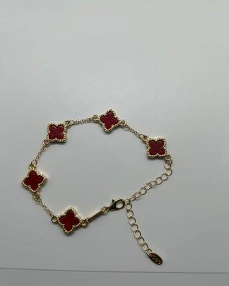 Bracciale Donna a forma di quadrifoglio.