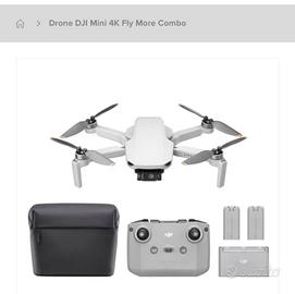 Drone mini 4k fly combo + valigia dji + pad att.