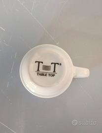 60 Tazzine Bianche da Caffè - Tablet Top