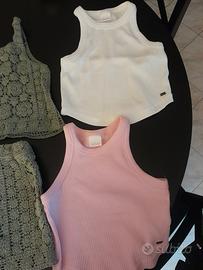 completo e 2 top zara,140 cm