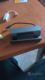 Kit Smart Working: Docking HB0603 + Cavi LAN/HDMI/