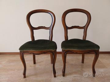 Sedie in stile Luigi Filippo