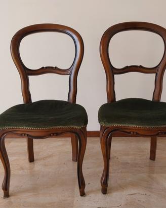 Sedie in stile Luigi Filippo