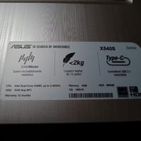 PC Asus X540s 
