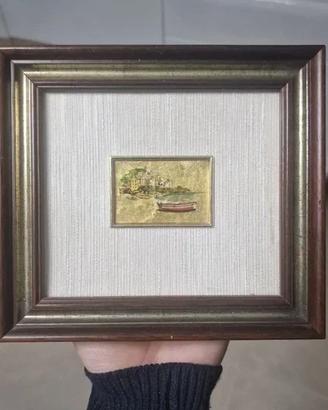 Quadro in oro 23kt