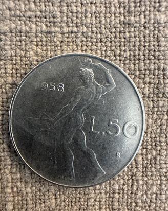 50 lire 1958