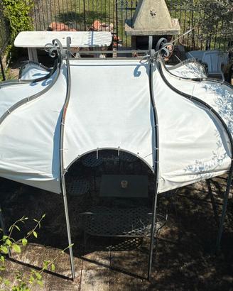 Gazebo in ferro Unopiù con telo