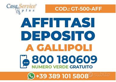 Corso Italia Gallipoli - Locale deposito di 170 mq