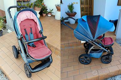 Passeggino carrozzina ovetto completo di base auto