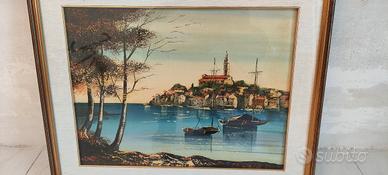 quadro paesaggio marittimo 