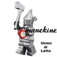 Mago di Oz UOMO di LATTA TIN minifigure tipo Lego