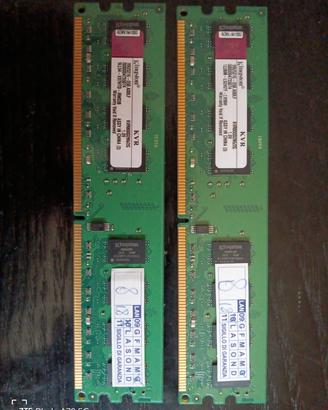 Ram DDR 2x banchi dekstop