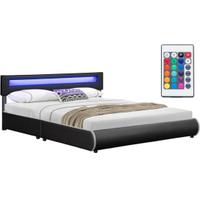 Letto matrimoniale con led compreso di materasso
