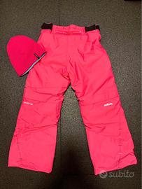 Pantalone neve rosa bambina