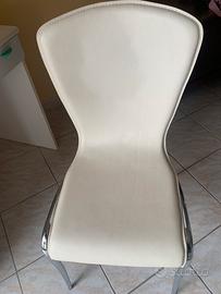 4 Sedia crema