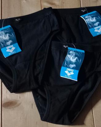 Slip intimo Sportivo "Arena" Nero, tg. IT. 2° e 3°