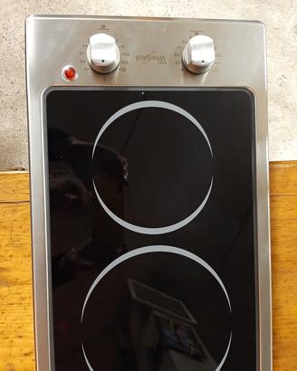 piano cottura da incasso  vetroceramica 2 fornelli