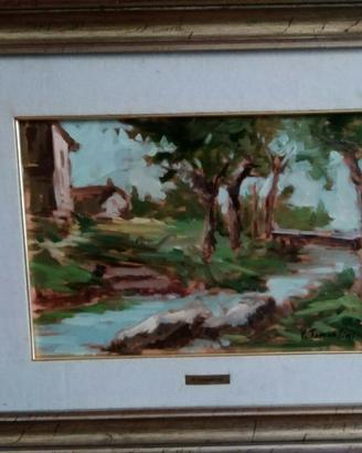 Quadro pittore bresciano filippo tamantini