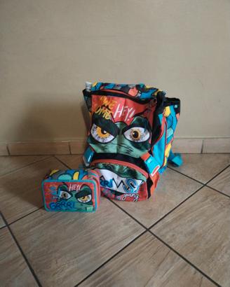 Zaino SJ GANG con astuccio 