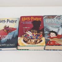 Raccolta di n. 3 libri di Harry Potter