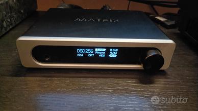 dac matrix mini-i pro DSD + USB audioquest argento